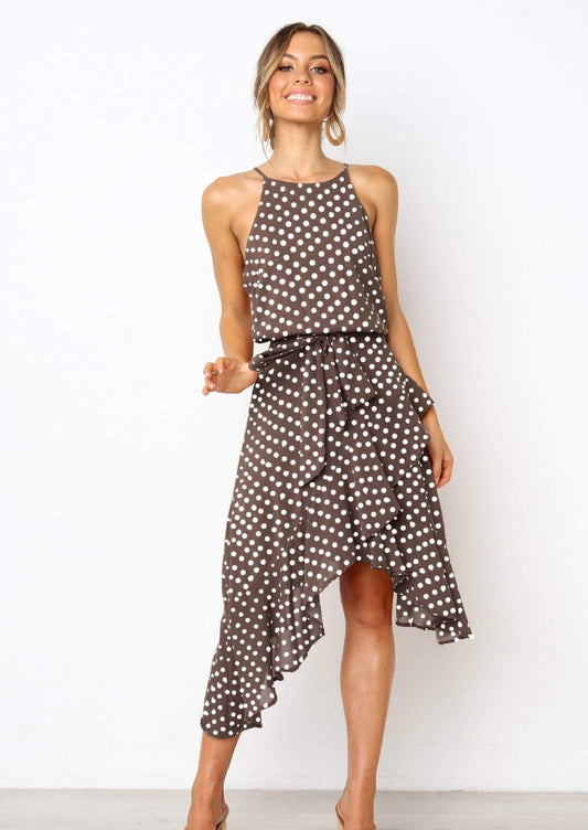 Polka Dot Wrap Dress