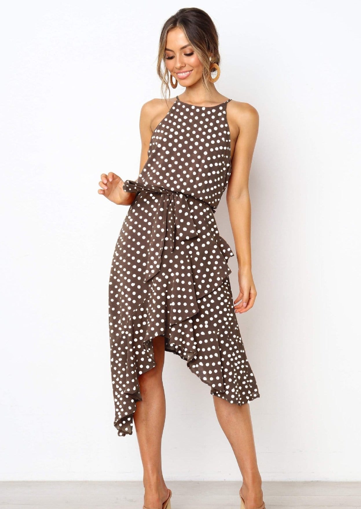 Polka Dot Wrap Dress