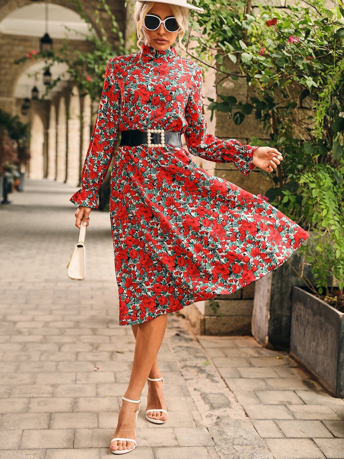 Long Sleeve Vintage Dress
