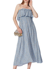 Tube Layered Floral Dress