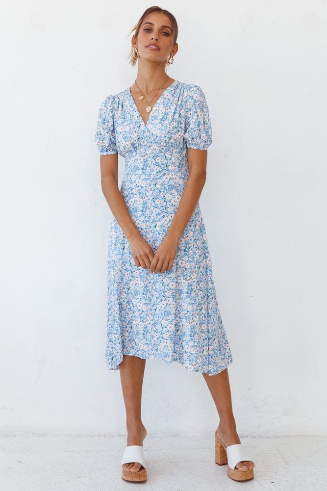 Floral Hem Summer Dress