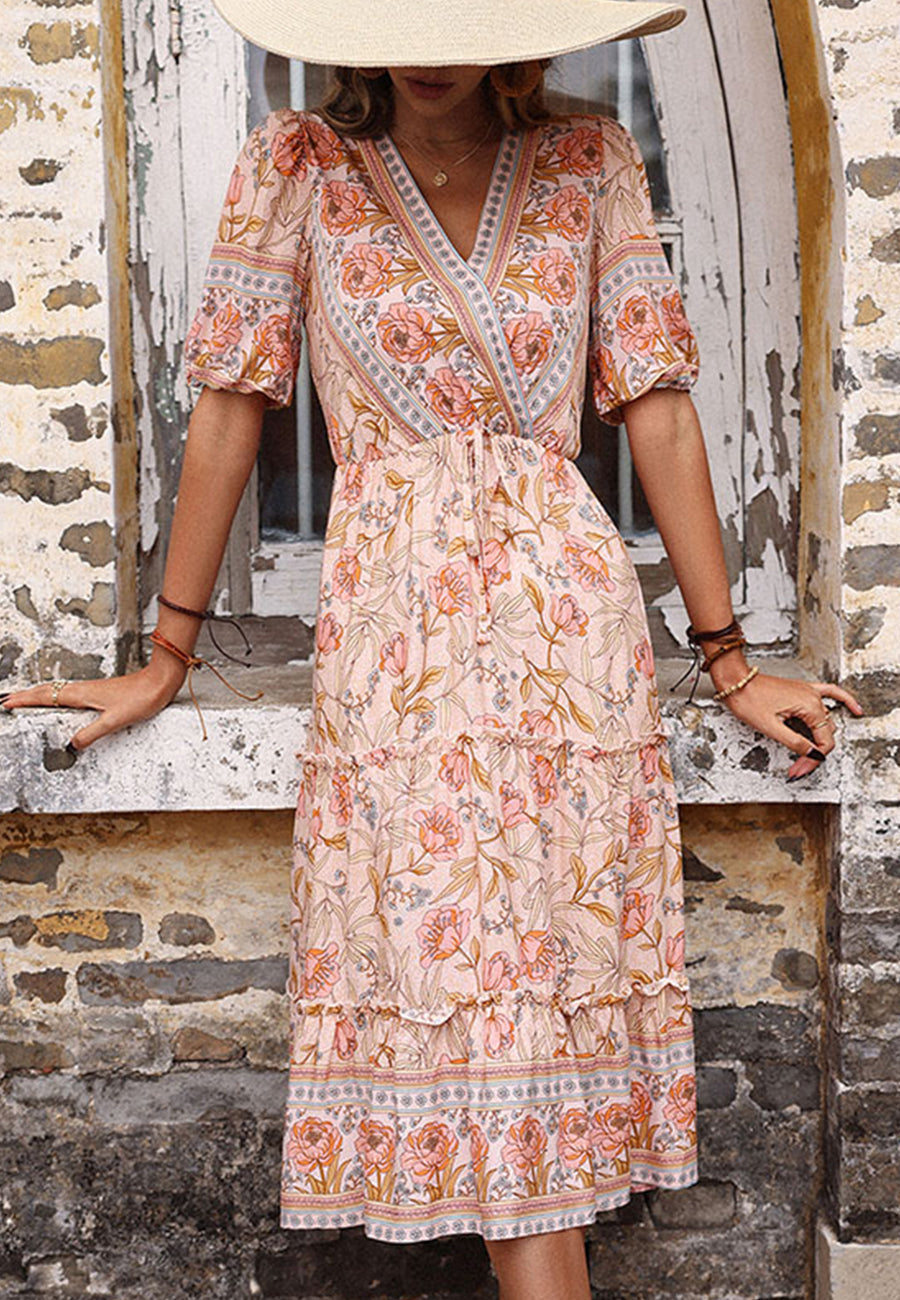 Floral Boho Sleeve Dress
