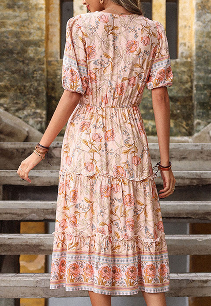 Floral Boho Sleeve Dress
