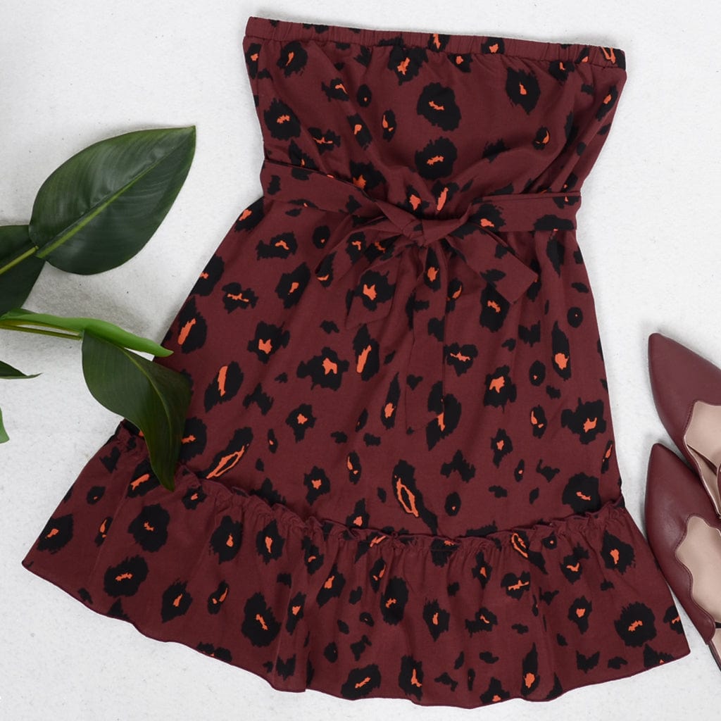 Bold Leopard Print Dress