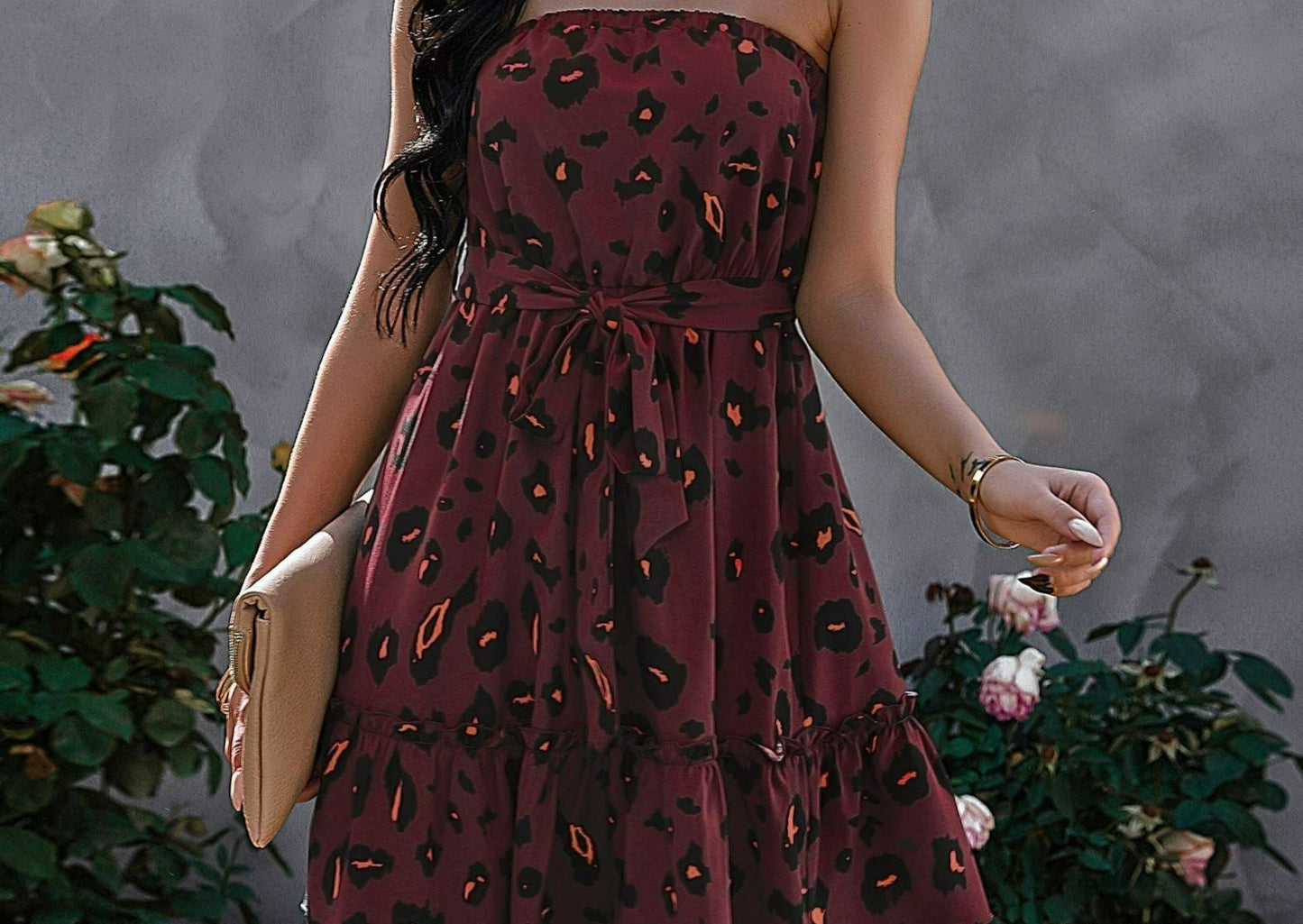Bold Leopard Print Dress