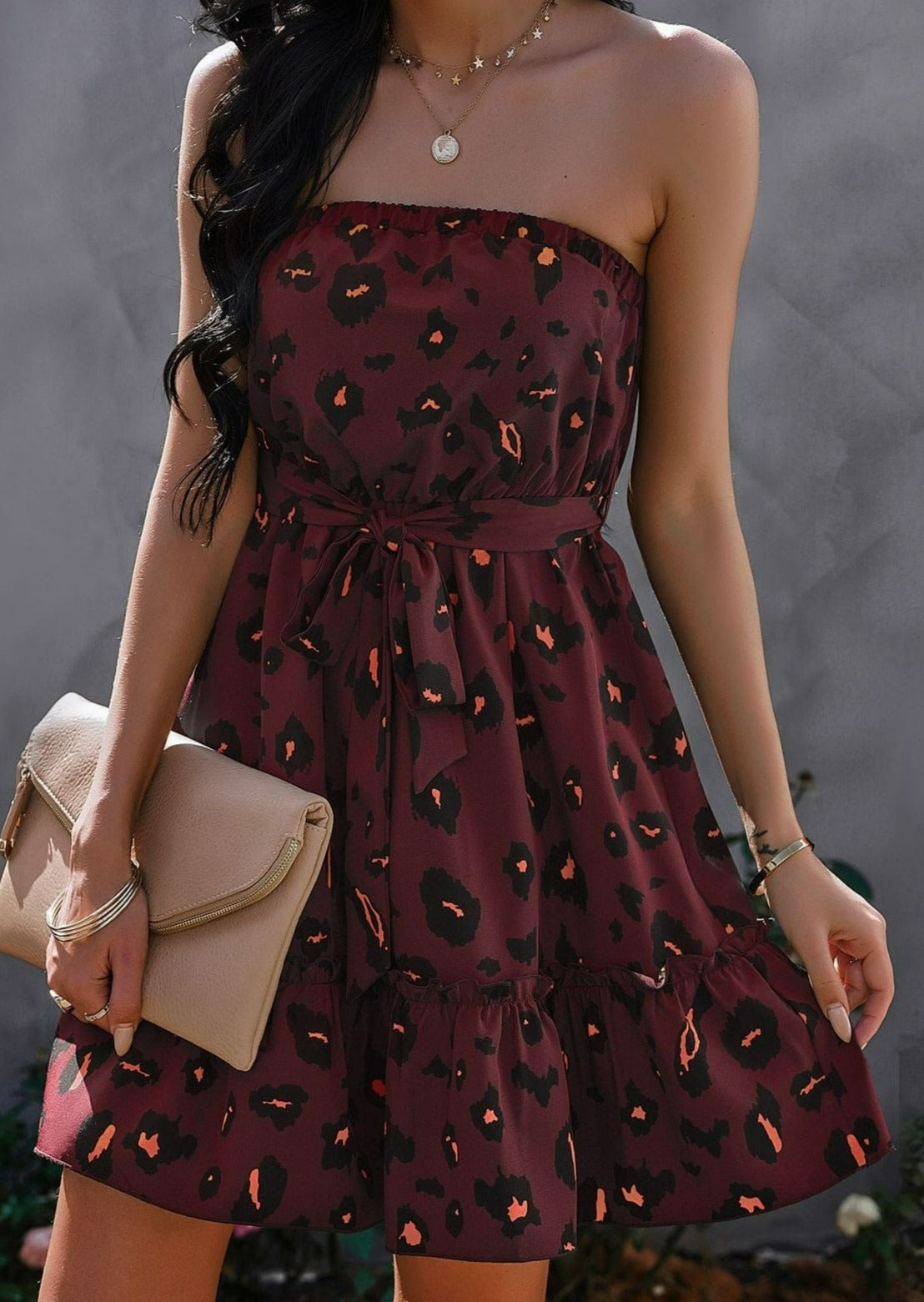 Bold Leopard Print Dress