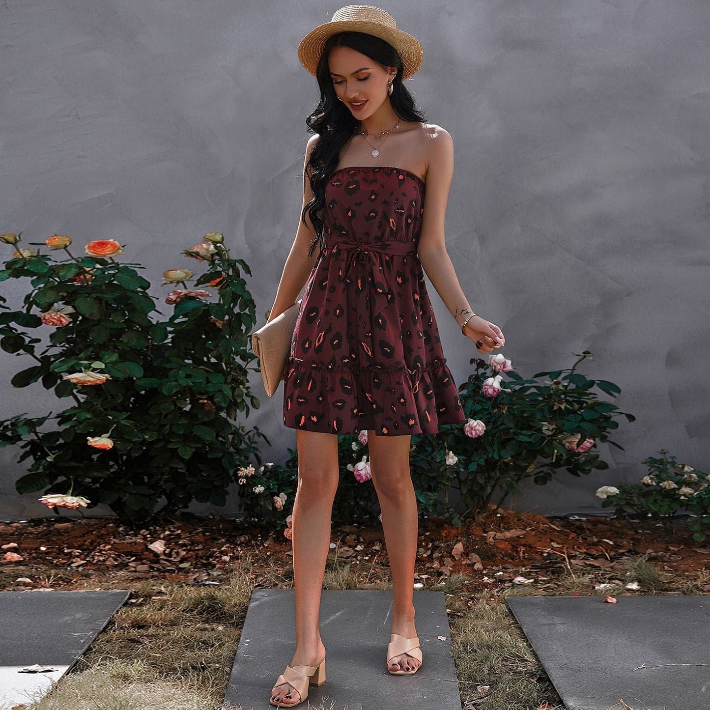 Bold Leopard Print Dress