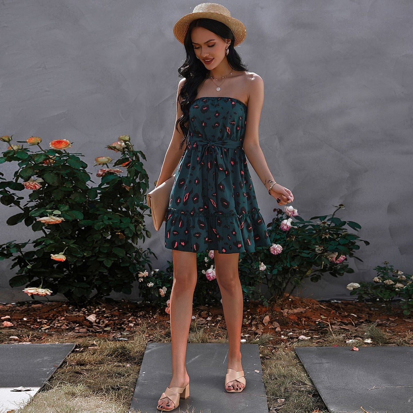 Bold Leopard Print Dress