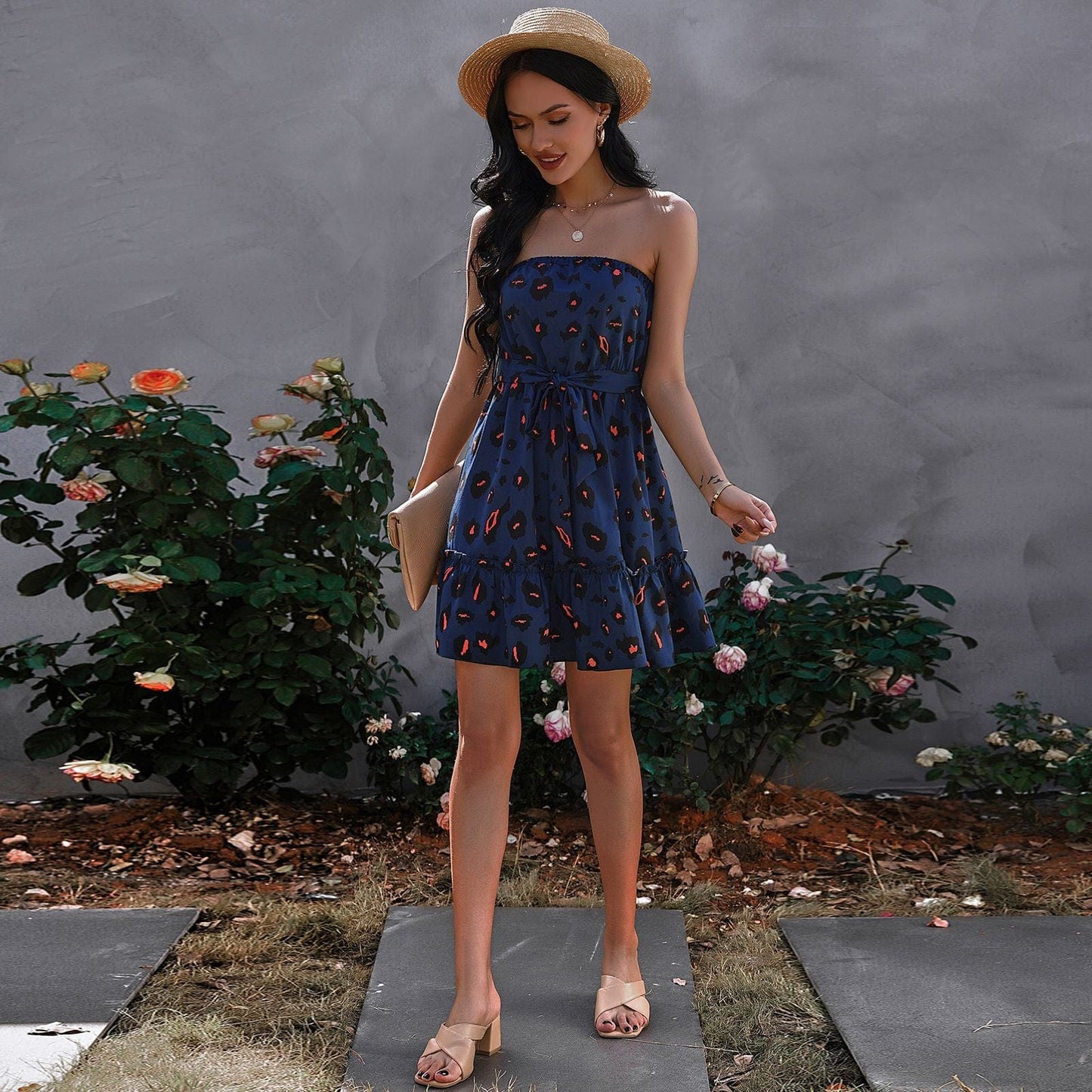 Bold Leopard Print Dress