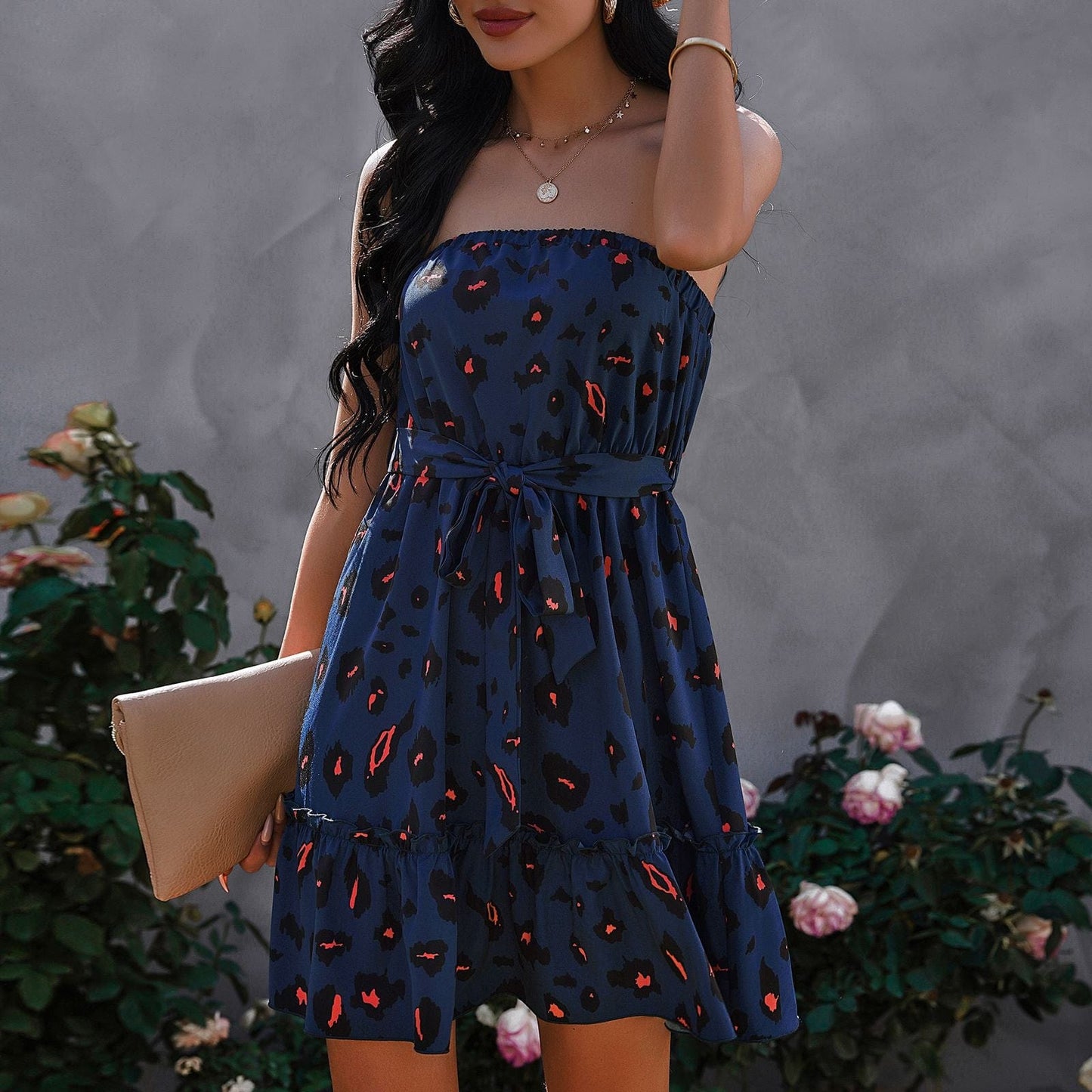 Bold Leopard Print Dress