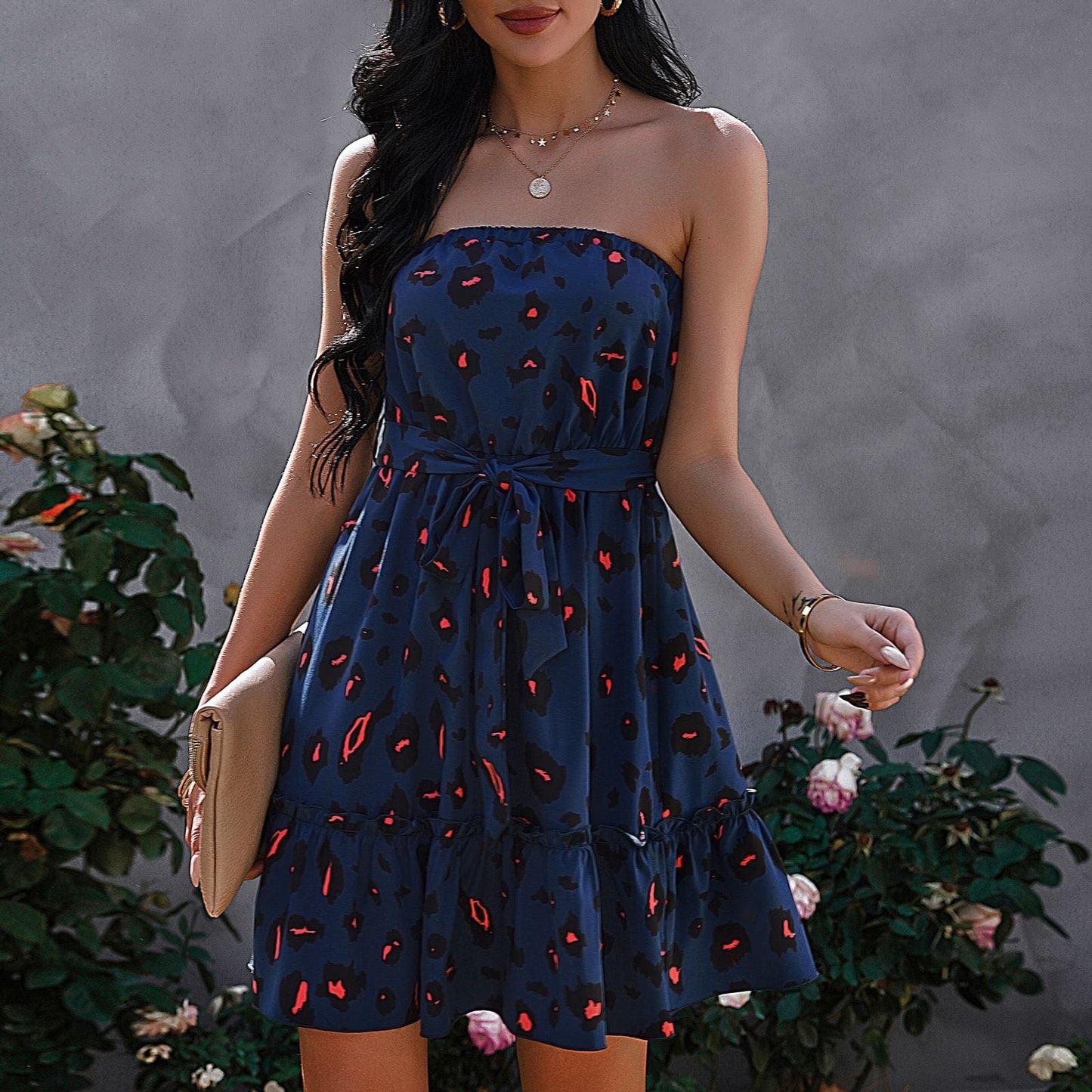 Bold Leopard Print Dress