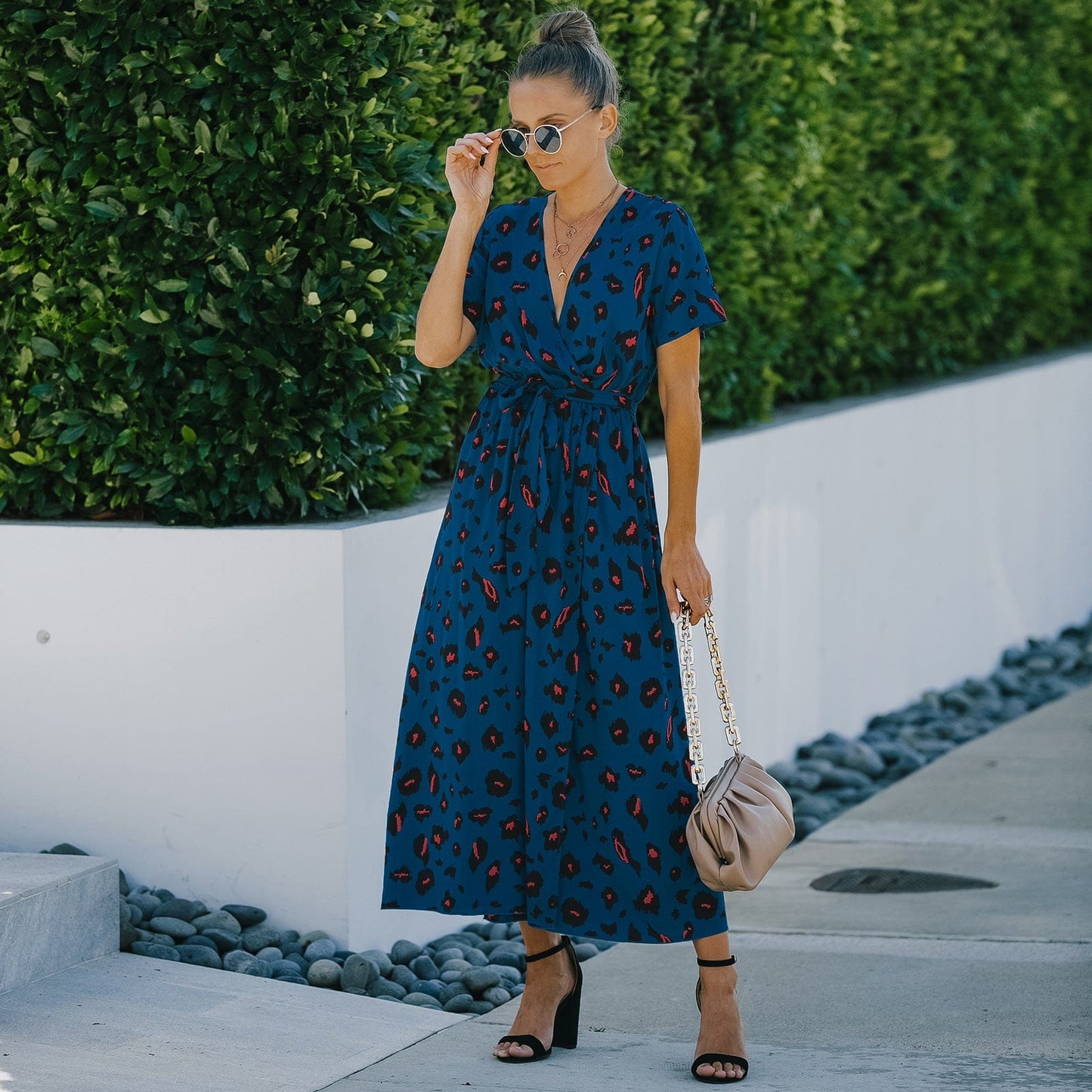 Bold Animal Print Dress