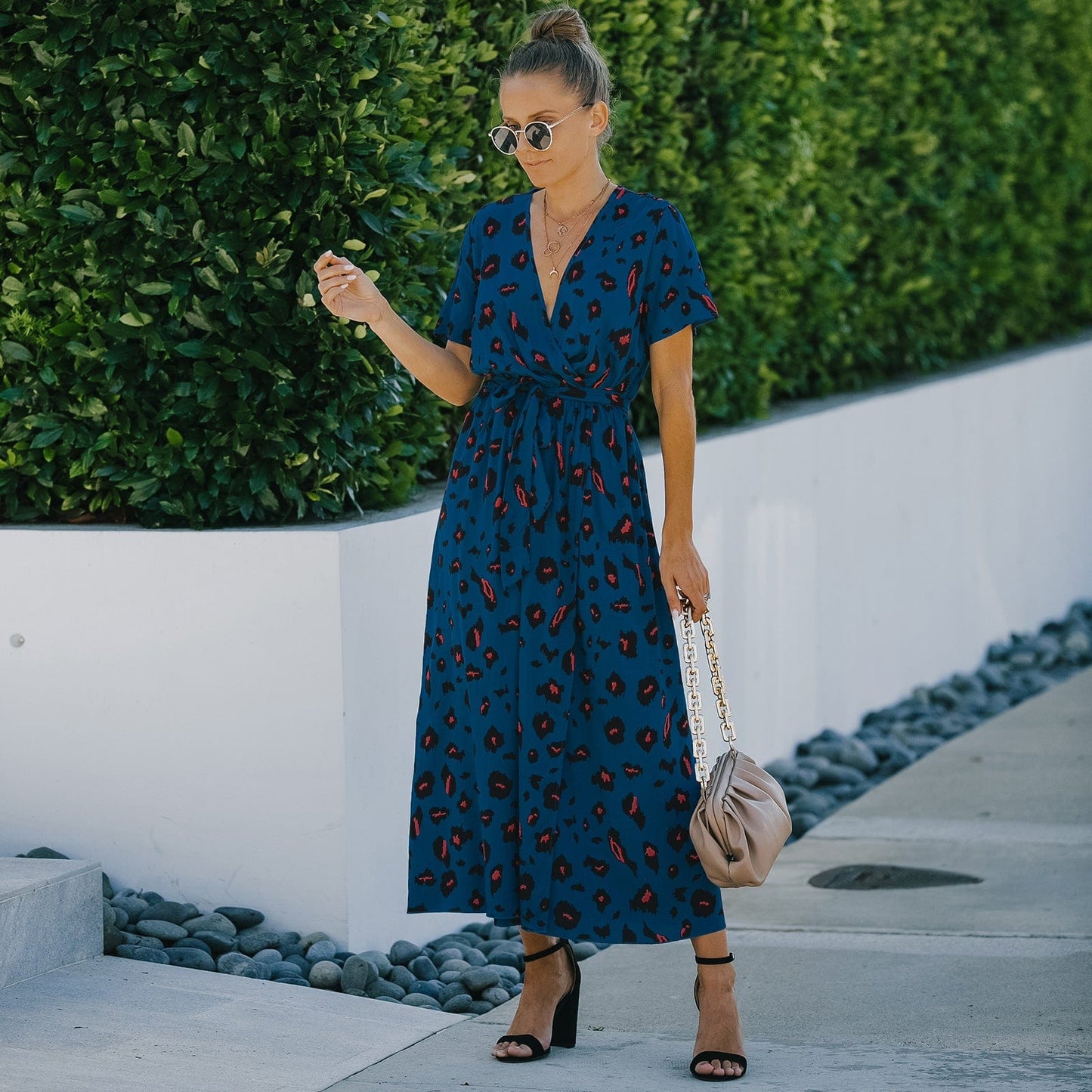 Bold Animal Print Dress