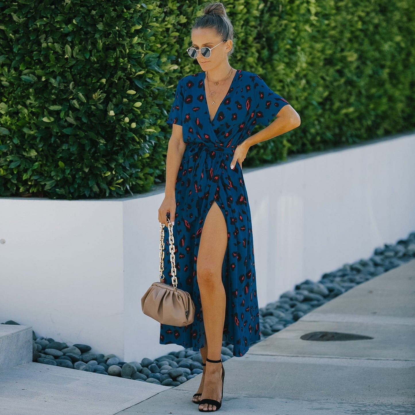 Bold Animal Print Dress