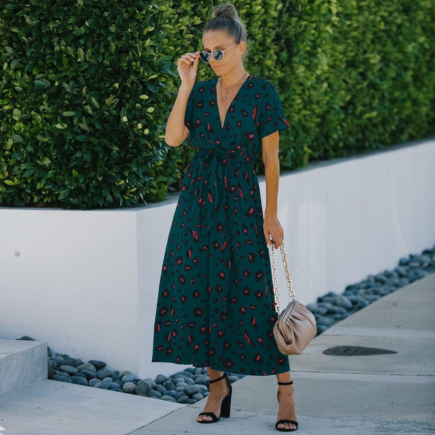 Bold Animal Print Dress