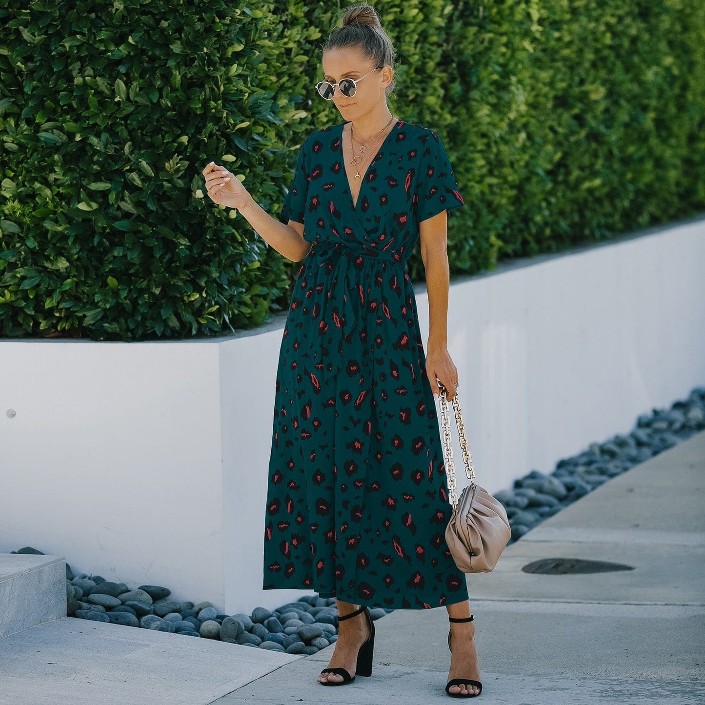 Bold Animal Print Dress