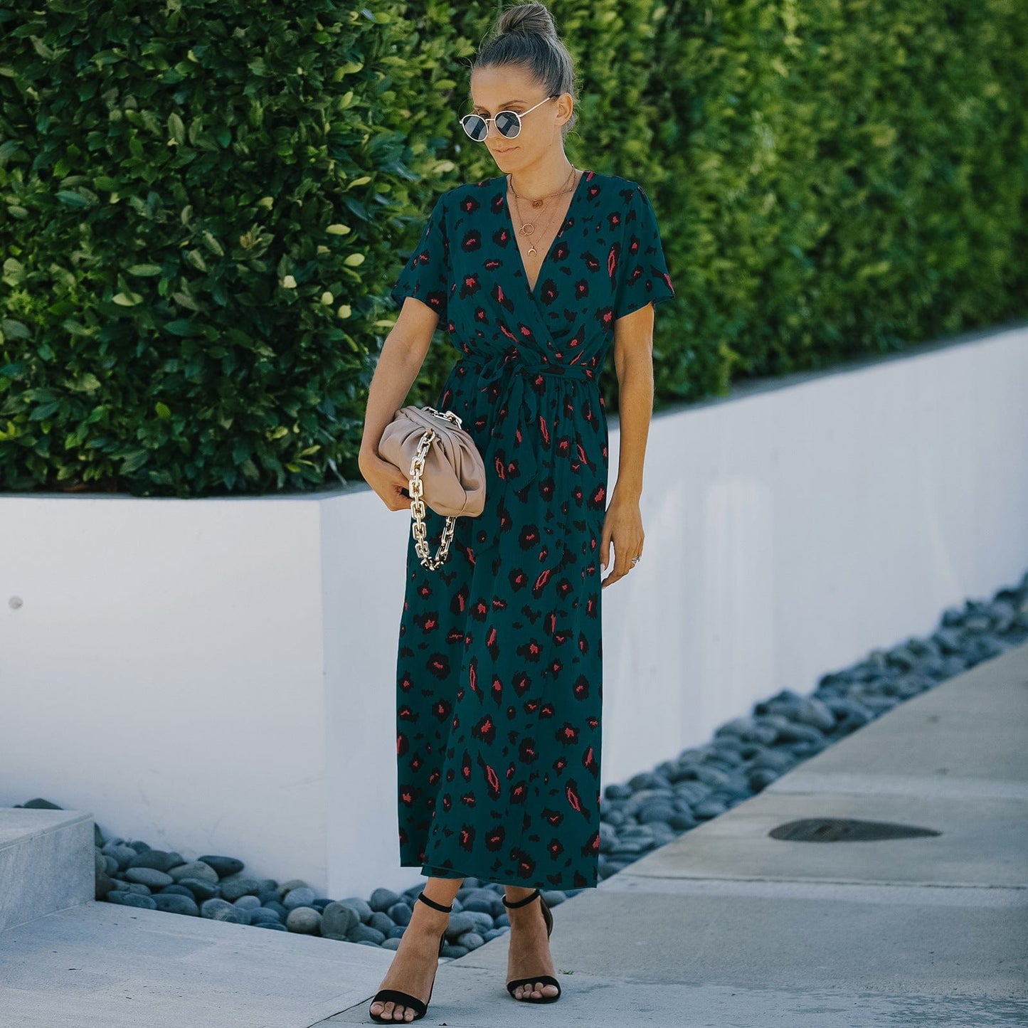 Bold Animal Print Dress