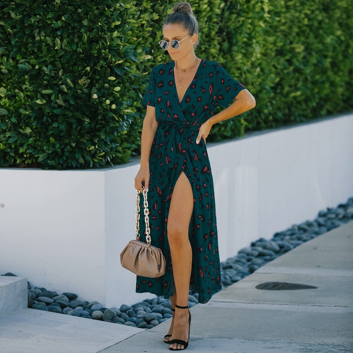 Bold Animal Print Dress