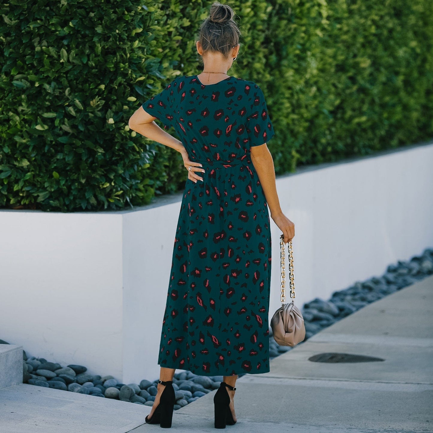 Bold Animal Print Dress