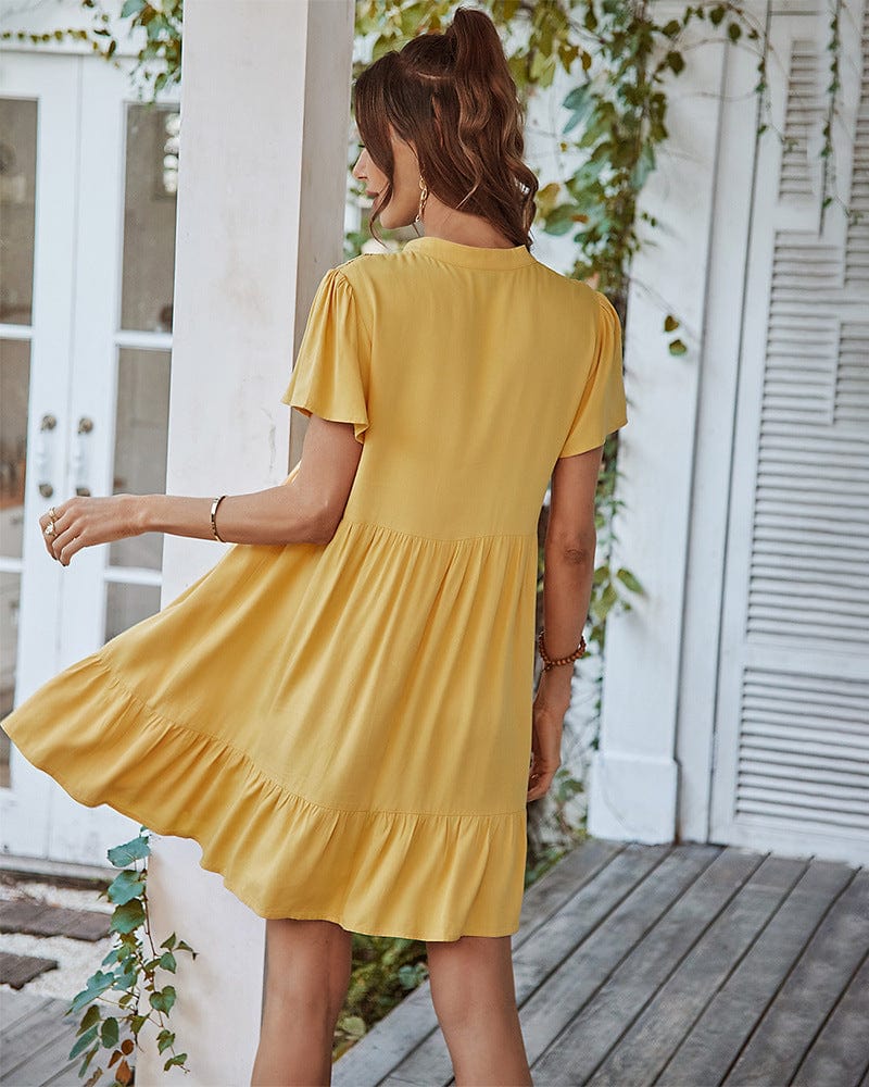 Crochet Lace Detail Dress