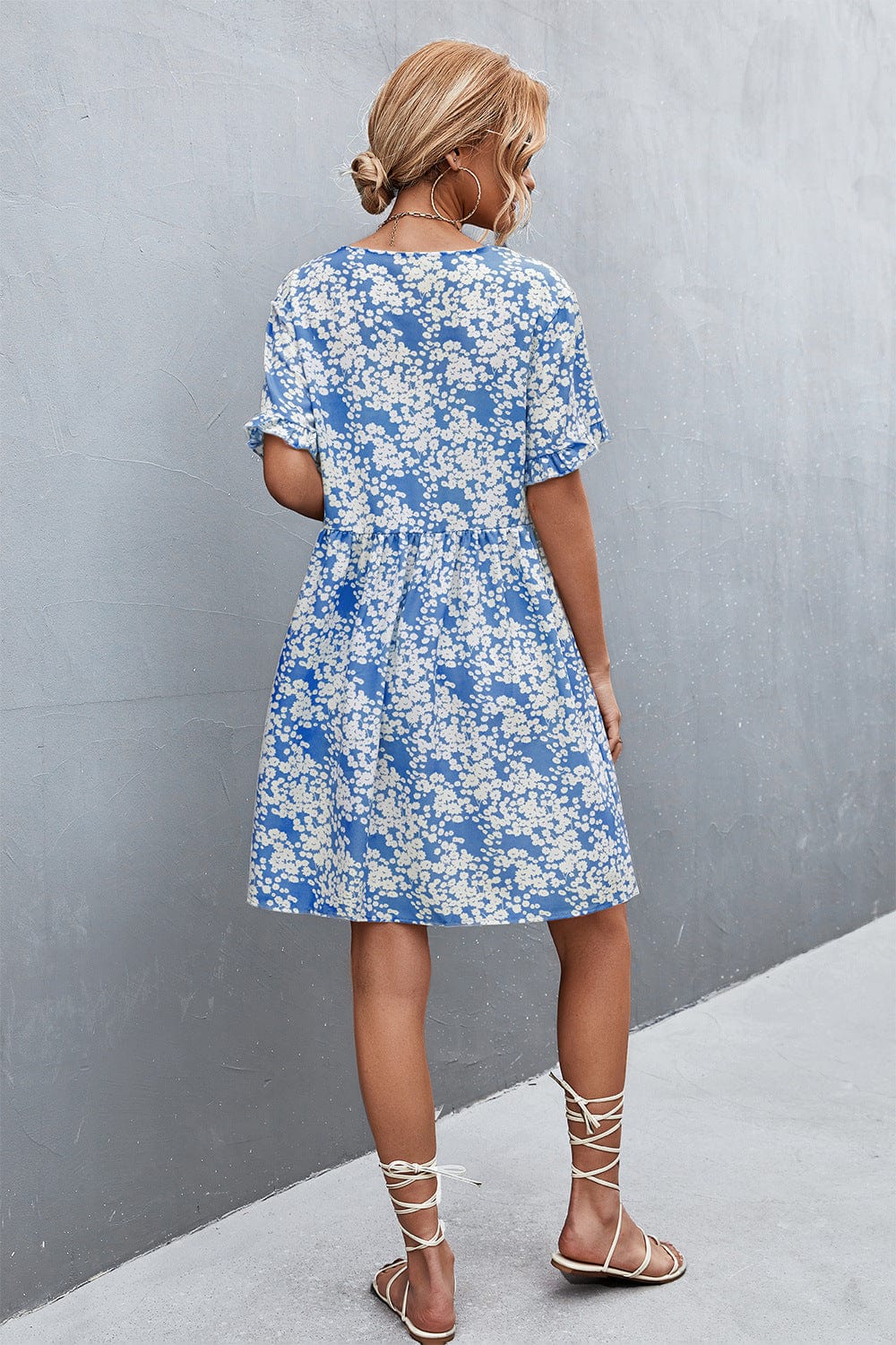Floral Button Down Dress
