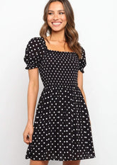 Dot Puff Summer Dress