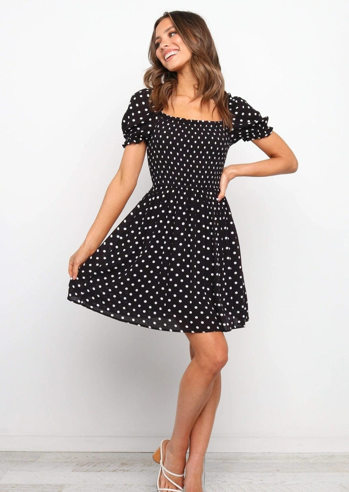 Dot Puff Summer Dress
