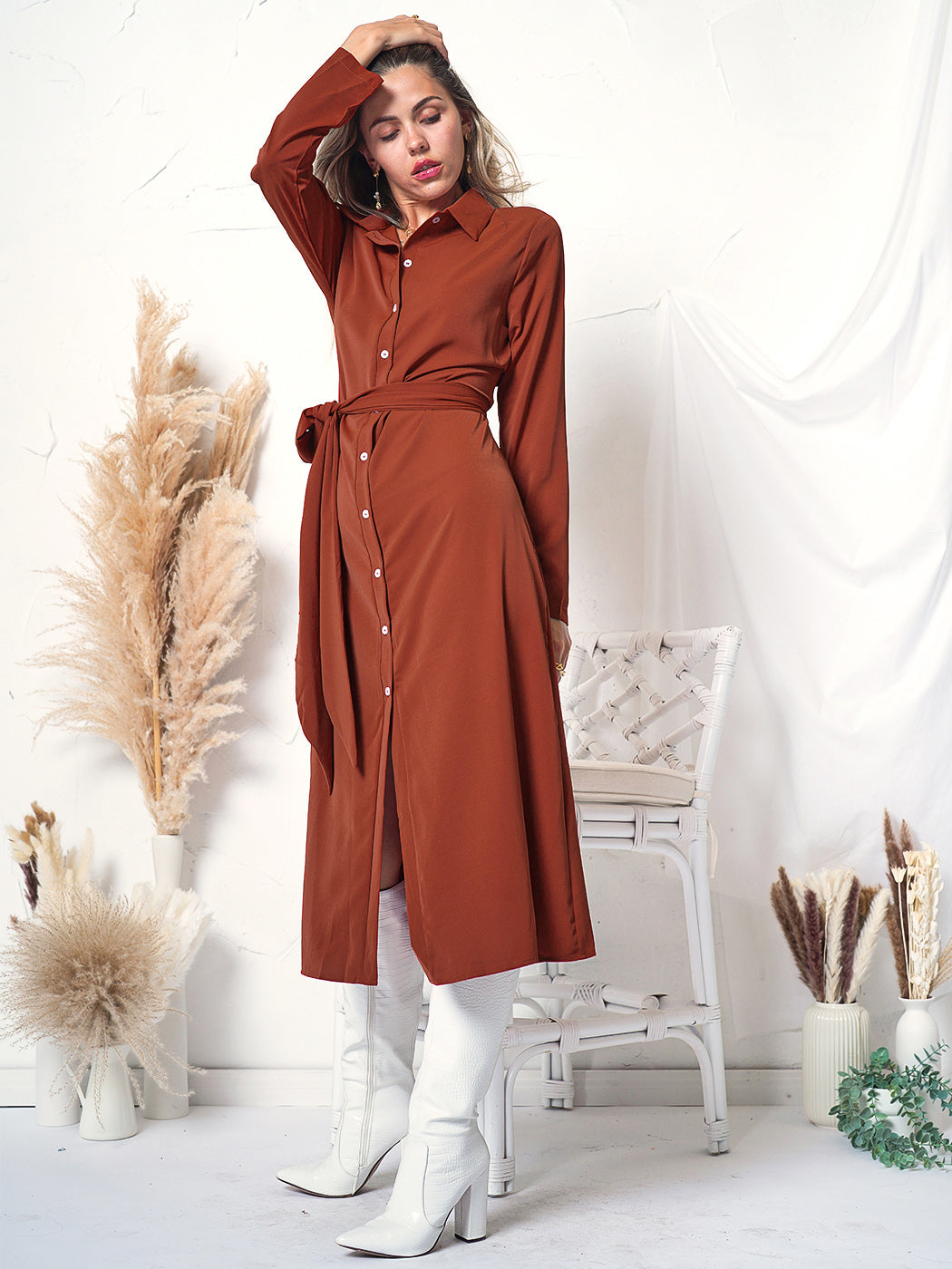 Bold Down Polo Dress