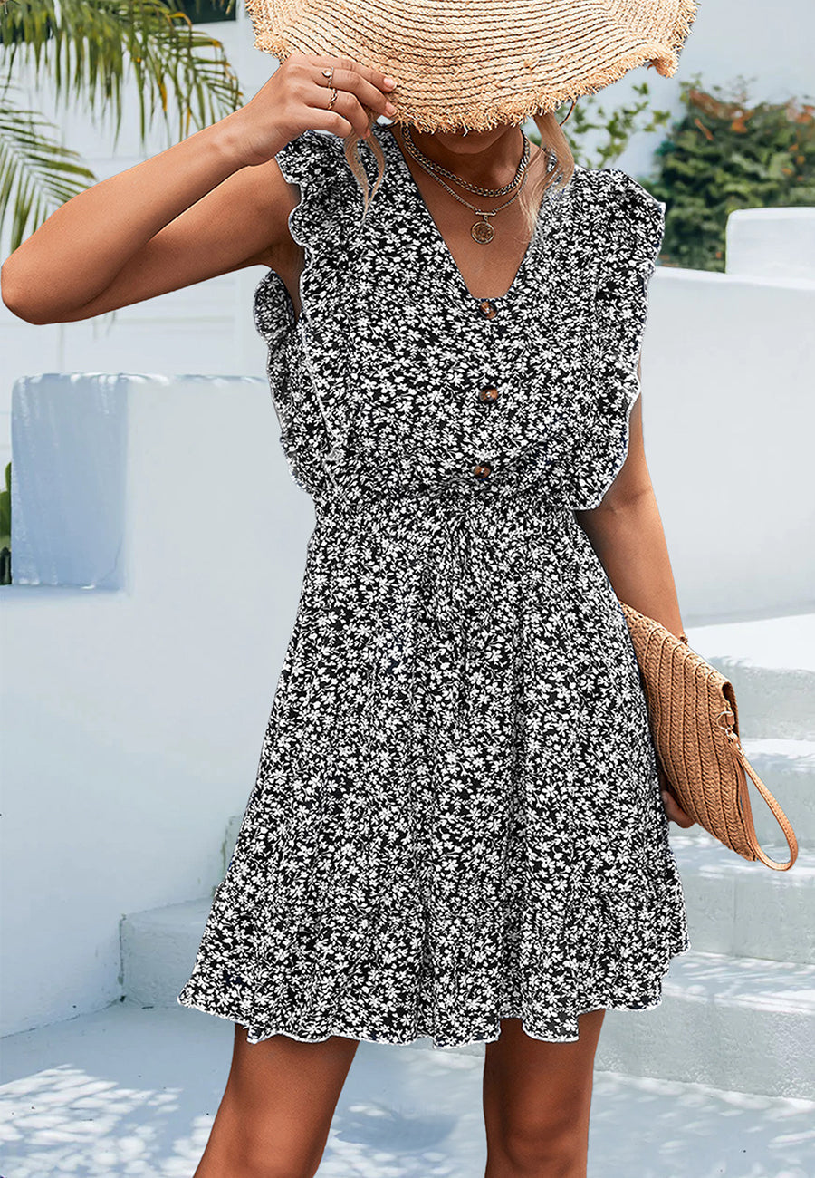 Ditsy Floral Classic Dress