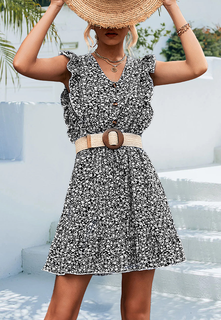 Ditsy Floral Classic Dress
