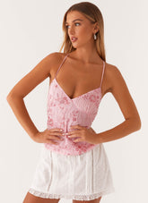 FALCES - GLAMOROUS BOLD SEQUIN TOP
