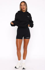 Match Your Words Bike Shorts Black