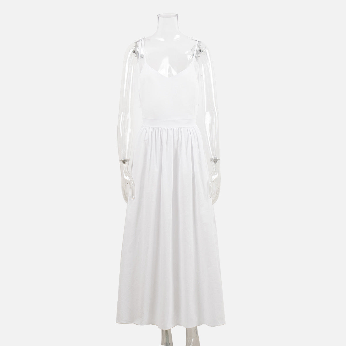 Crochet Cutie Stylish Linen Maxi Dress