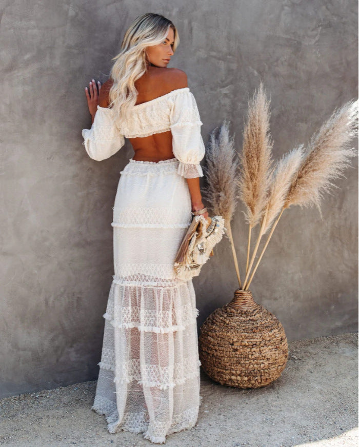 Seychelles Smocked Tiered Maxi Dress -