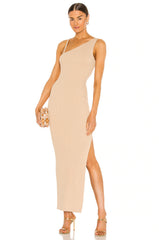 Alessandra Formal One Charming Shoulder Midi Dress