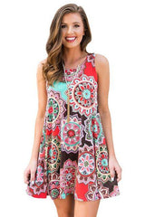 summer long vest causal dress