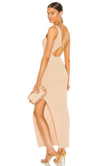 Alessandra Formal One Charming Shoulder Midi Dress