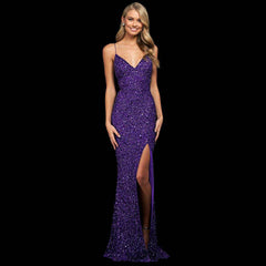 Taya Open Stylish Back Sequin Dress