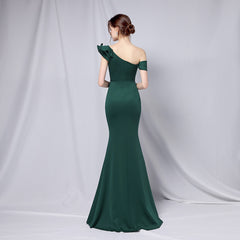 Delana Elegant Formal Charming One Shoulder Dress