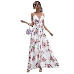 Julian Floral Stylish Chiffon A-Line Dress