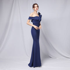 Delana Elegant Formal Charming One Shoulder Dress