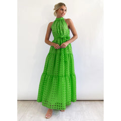 Casual sleeveless long dress