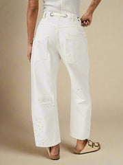 FILOMENA -LOOSE CUT PATCHWORK JEANS