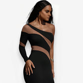 American Transparent bodycon dress
