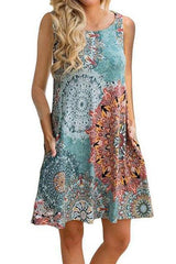 summer long vest causal dress