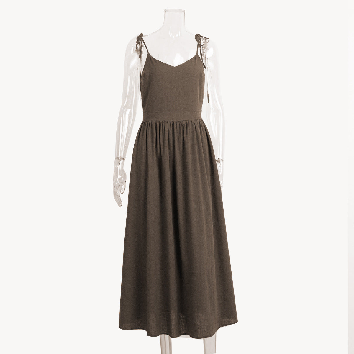 Crochet Cutie Stylish Linen Maxi Dress