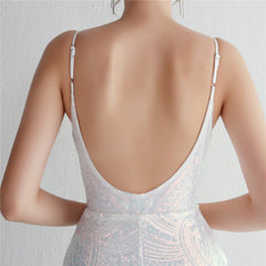 Liana Formal Sequin Charming Scroll Mermaid Dress