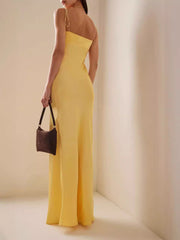 Addison Glitter Stylish Mesh Formal Dress