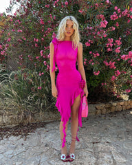 Mesh Midi Dress