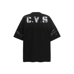 Street Mottled Print t-Shirt Hip-Hop Top